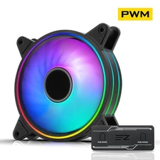 EZDiY-FAB Moonlight 120mm RGB Case Fan with PWM Fan