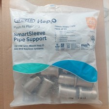 20 x 28mm Wavin Hep2O pipe sleeves inserts. Hep20. SmartSleeve push fit HX60/28W