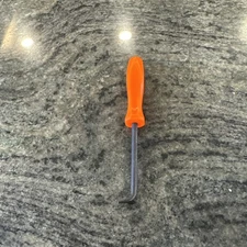 snap on pbma5o 5” 90dg  tip mini pocket prybar orange