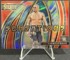 2024 Panini WWE #18 Carmelo Hayes 86/99 Select Sensations WWF
