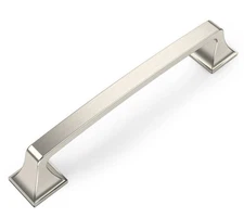 Amerdeco 10 Pack Cabinet Pulls 5in Brushed Satin Nickel Drawer Handles