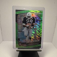 Panini 2023 Prizm Eric Dickerson #83 Los Angeles Raiders Green Prizm