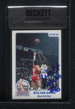 BAS 1984 Star All-Star Game Walter Davis #17 Seal of Authenticity Auto HOF 3c7