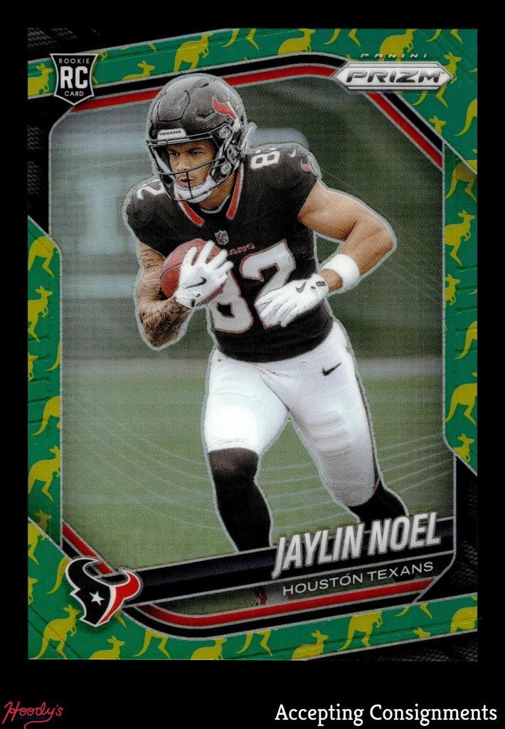 2025 Panini Prizm Prizms Kangaroo #386 Jaylin Noel Rookie RC 19/61 TEXANS