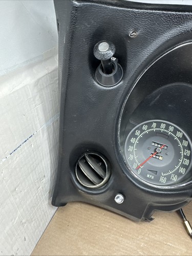 1972 CHEVROLET CORVETTE GENUINE SPEEDOMETER INSTRUMENT CLUSTER GAUGE BLACK OEM - Picture 4 of 9
