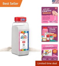 3 lb Bottle of Vibrant Colored Sand for Holiday Crafts - Safe for Ages 3