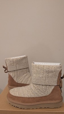 Ugg Australia  Women's Classic  Mini  Cabelle Knit  Boots Size 9 NIB