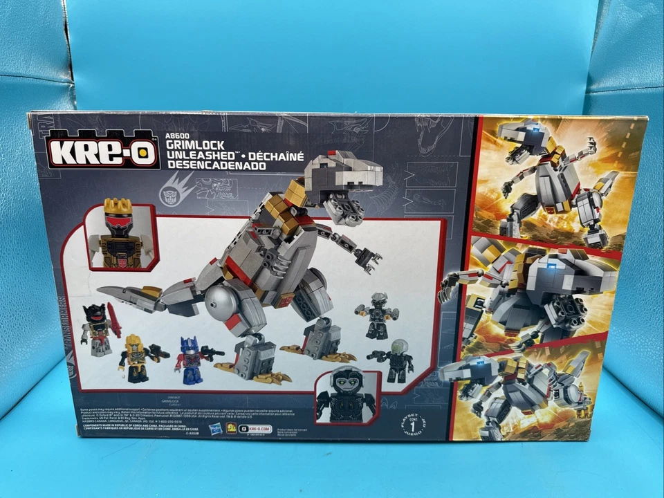 Kre-o Transformers Grimlock Unleashed A8600 333 Pcs Optimus Galvatron 2013 KREO - Image 3 of 4