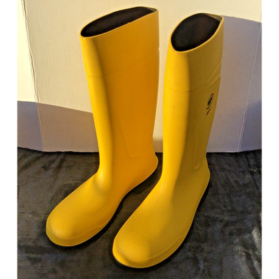 Bekina Steplite P2400 Yellow Steel Toe Safety Boots Mens 11 Unworn