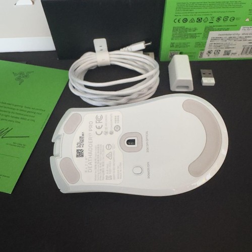 Razer DeathAdder V3 Pro Wireless Gaming Mouse White Near Mint - 第 4/7 張圖片