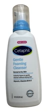 Cetaphil Gentle Foaming Cleanser for Normal to Dry Skin - Fragrance Free - 8 oz