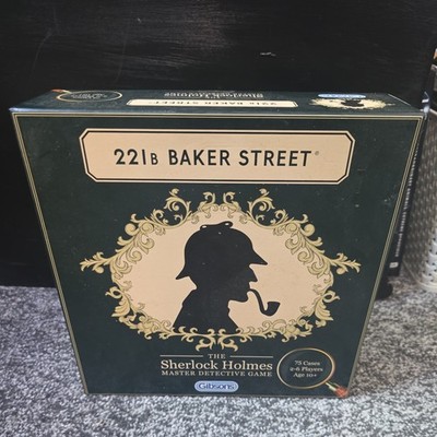 Unbespielt/geöffnet 221B Baker Street Der Sherlock Holmes Meisterdetektiv Brettspiel