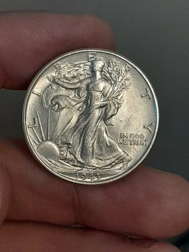 1943- P Walking Liberty Half Dollar BU #5