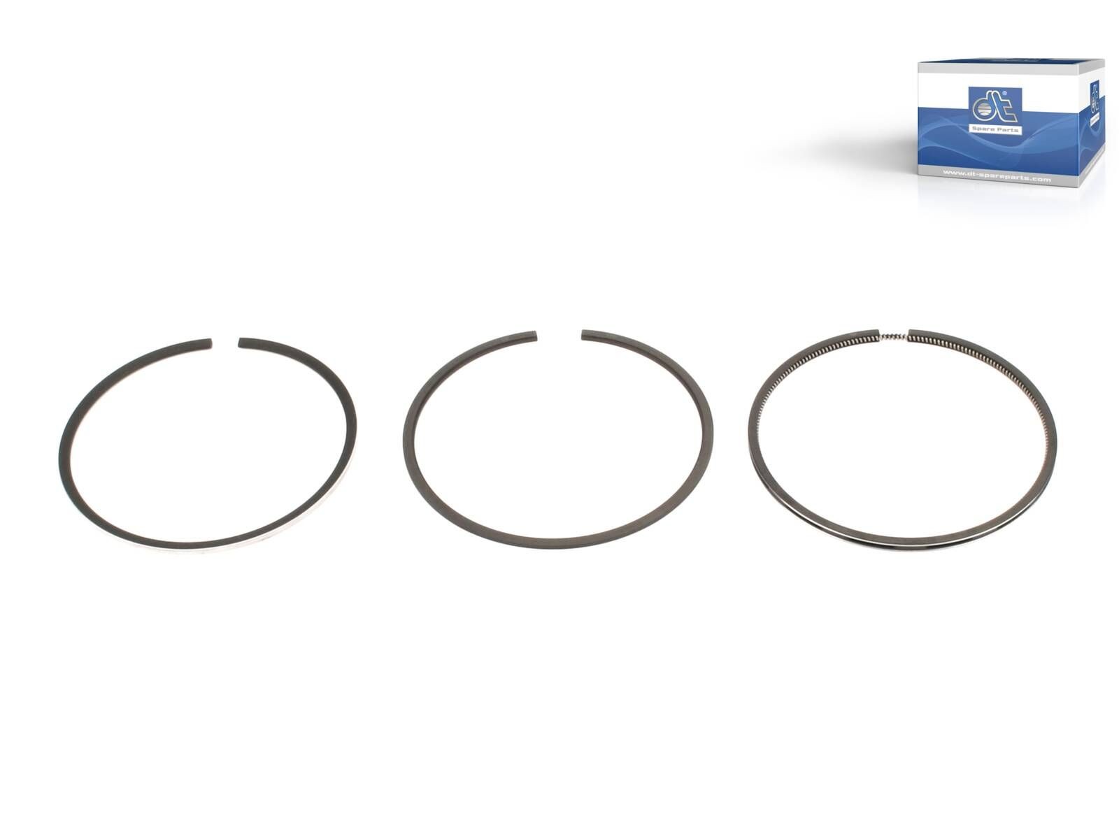 Segments de piston 127 mm DT Spare Parts 1.33128 en acier nitruré haute performance