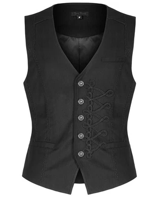 Punk Rave Invictus Chaleco Gótico Regency Para Hombre - Imagen 1 de 4
