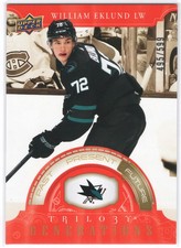 2022-23 Upper Deck Trilogy Generations Red #TG-5C William Eklund Sharks SN