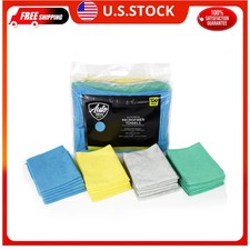 Auto Drive Multipurpose Microfiber Cleaning Towels 12 x 16 Inch 100 Pack