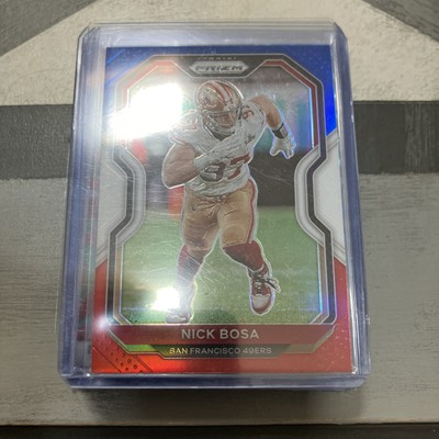 2020 Panini Prizm Prizms Red White and Blue #285 Nick Bosa - FB
