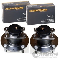 2X Denckermann RADLAGER-SATZ Mit ABS-RING Hinten Passend FüR Mitsubishi Colt SMA