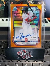 NELLY TAYLOR 2026 Bowman Chrome 1st Auto True Orange /25 🔥Boston Red Sox🔥