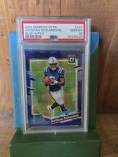 2023 Donruss Optic Anthony Richardson Blue Hyper PSA GM 10 # 247