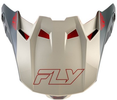 Visier FLY RACING Formula CC Glide - schwarz/rot/grau