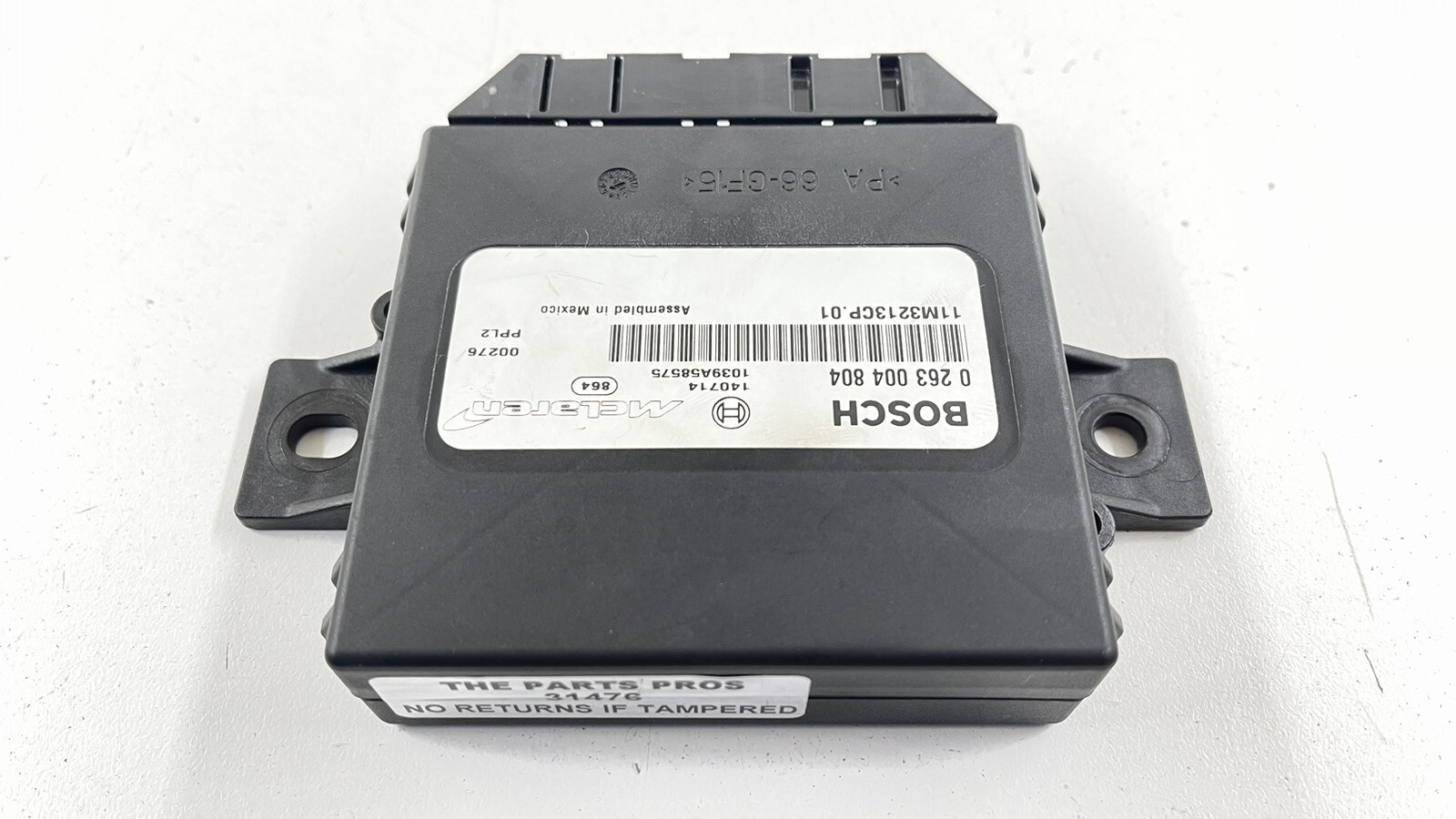 15-17 MCLAREN 650S PARKING BRAKE ASSIST SENSOR CONTROL MODULE 11M3213CP OEM