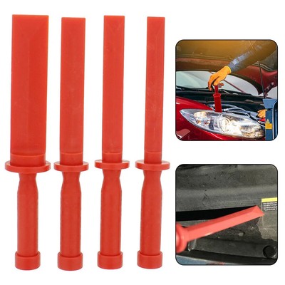 4Pcs Car Plastic Chisel Scraper Set Hand Adhesive Remover AUTO Body Repair Tools