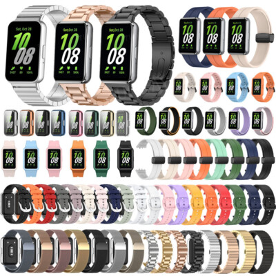Armband Für Samsung Galaxy Fit 3 NEU Smartwatch Ersatz Metall Silikon Band Strap
