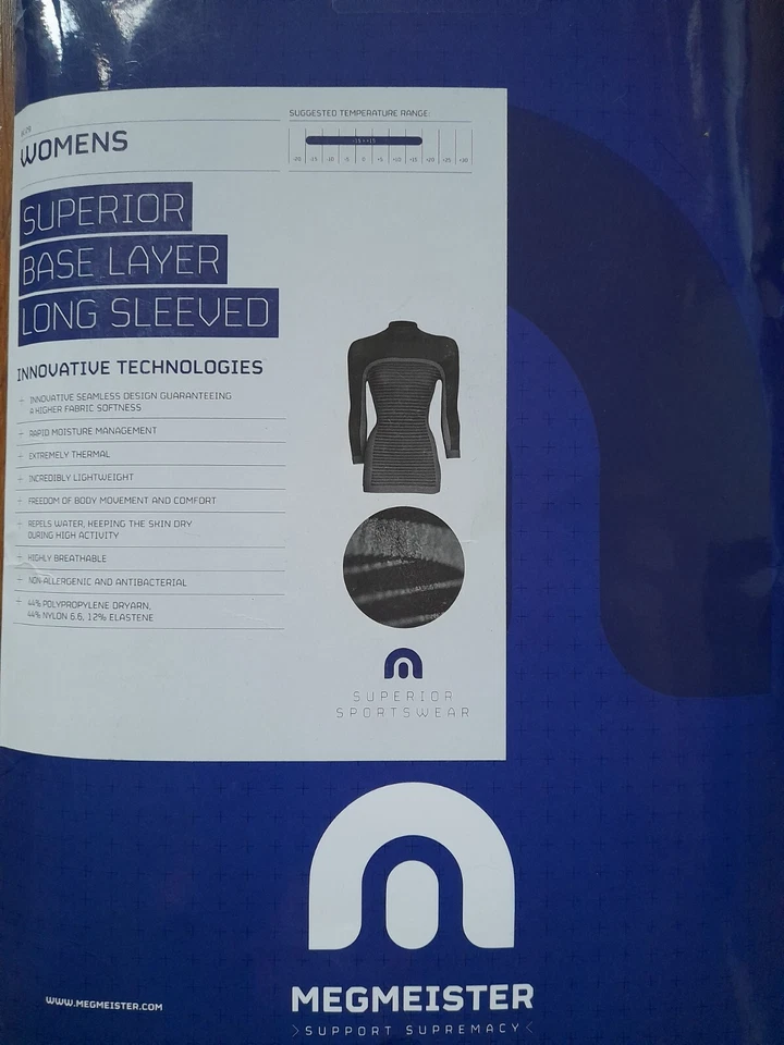 Megmeister Drynamo women's baselayer, long sleeve, M/L, black - image 2 of 4