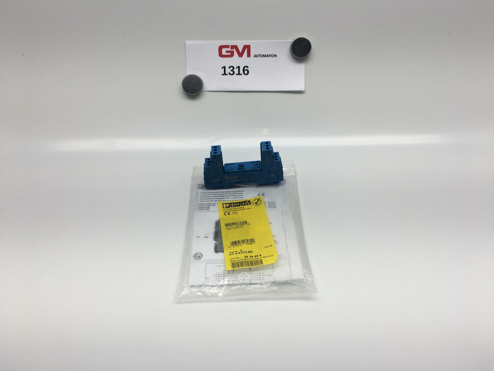 Phoenix Contact Surge Protection Base Element PT 4-EX(I)-BE 2839486 Base Unit