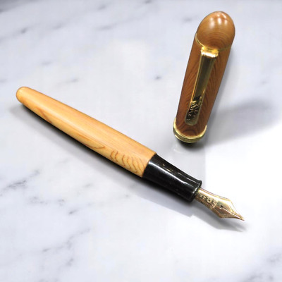 ◆pirukuru◆ Very Good】Platinum #3776 Yakusugi Fountain Pen M Nib 14K