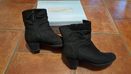 Schuhe, Stiefeletten Medicus Damen Gr. 5,5 (39) aus echtem Leder - Bild 5 von 10