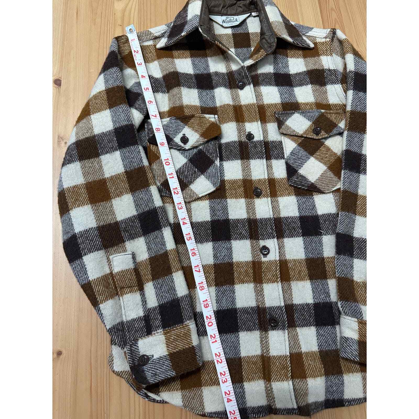 Vintage Woolrich Womens Wool Flannel Shirt Large - image 5