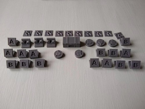 Board Game Items Pack - Resident Evil 2 RE2-Typewriter, Chest, Items ...