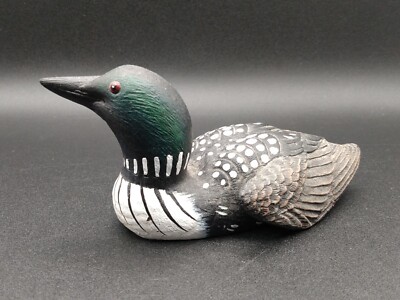 Heritage Decoys J B Garton Mini-Mini Collection Duck Huart A Collier Common Loon