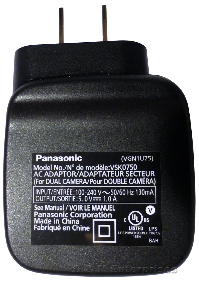 New Panasonic VSK0750 AC Adaptor for HX-WA30, HX-WA03, HX-DC3, HX-DC2 -US Seller - Image 2 of 4