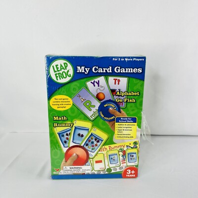 Leap Frog My Card Games Math Rummy Alphabet Go Fish Addition Subtraction