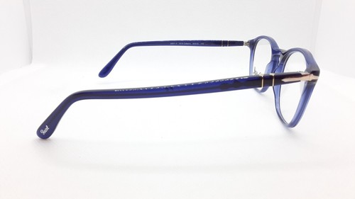Persol PO3007-V 1015 Cobalto Blue Optical Eyeglasses Frame RX 50-19-145 Italy - Picture 5 of 11