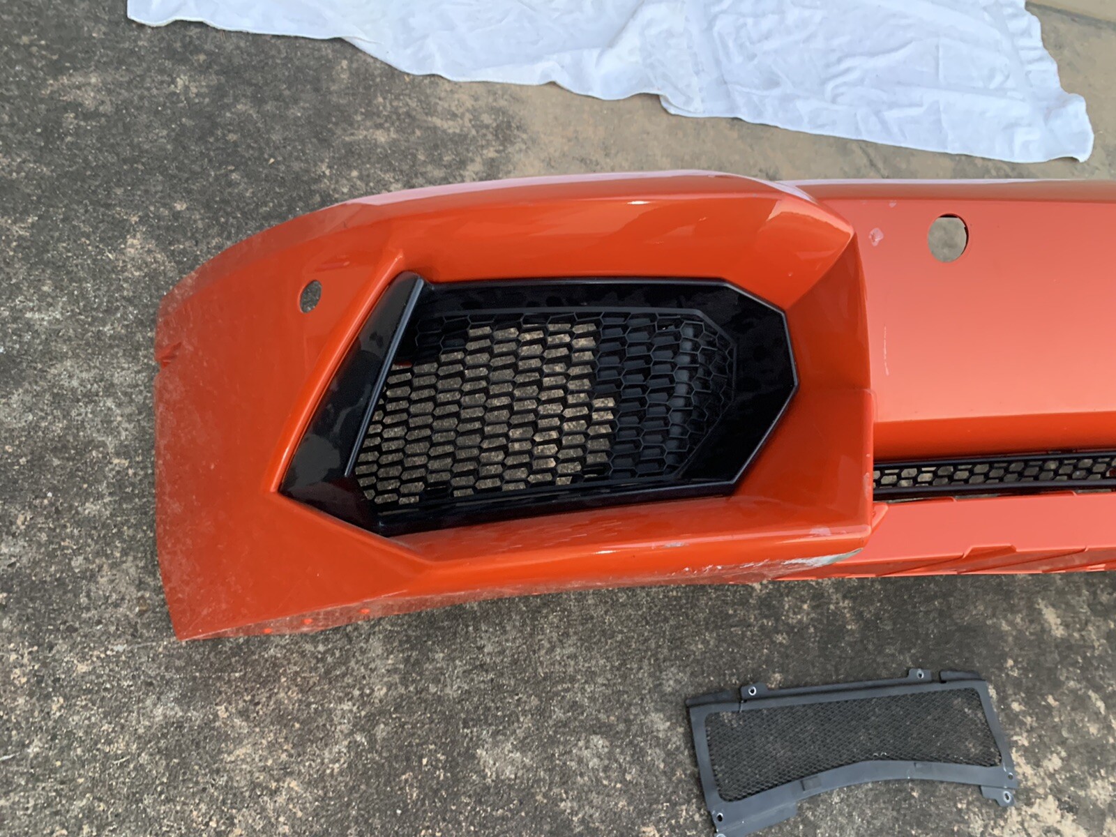 Lamborghini Aventador Front Bumper W Vents Screens & Hood  2010 - 2014 OEM NICE