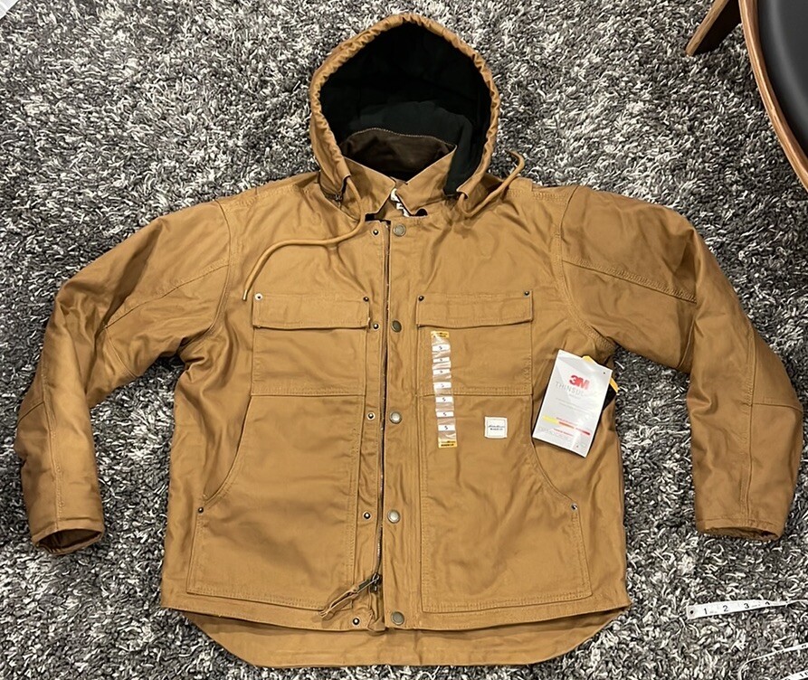 New Eddie Bauer Workwear Foreman Fit 3M Thinsulate Full-Zip Hoodie