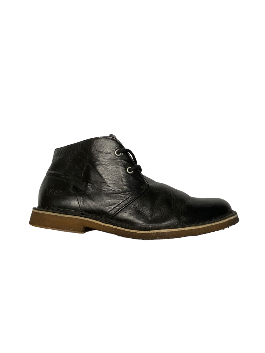UGG Australia Leighton Black Leather Chukka Ankle Boots  display picture 3