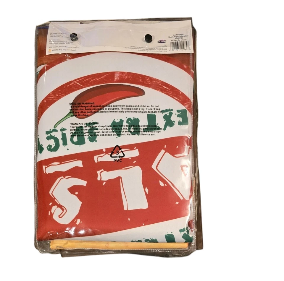 Disfraz de Halloween para pareja de patatas fritas y salsa para adultos talla única  Foto 3 de 3