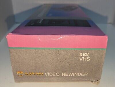 Kinyo Super SlimVHS Video Cassette Rewinder M-63A Original Kinyo Super SlimVHS Video Cassette Rewinder M-63A Original