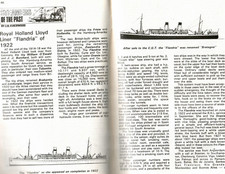 FLANDRIA (1922) - SEA BREEZES magazine REVIEW of this ship! Mar. 1978 (F)
