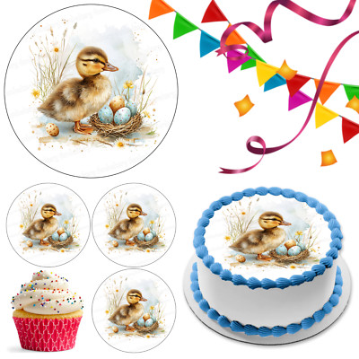 Ostern Entenei Tortenaufleger Party Deko essbar Geschenk Feier Cupcake