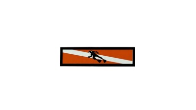 Patch printed embroidered travel souvenir biker scuba backpack flag diving diver