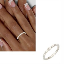 Damen Kugelring 950 echt Platin PT Diamant  0,05 ct. W/SI Gr. 50-60 glänzend neu