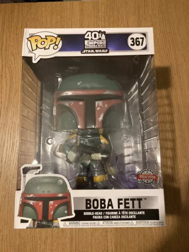 Funko Pop! Star Wars: 10” Boba Fett - Empire Strikes Back 40th Anniversary BNISB