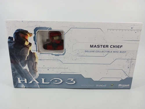 Gentle Giant Ltd Halo 3 Master Chief Deluxe Collectible Mini Bust Red NEW
